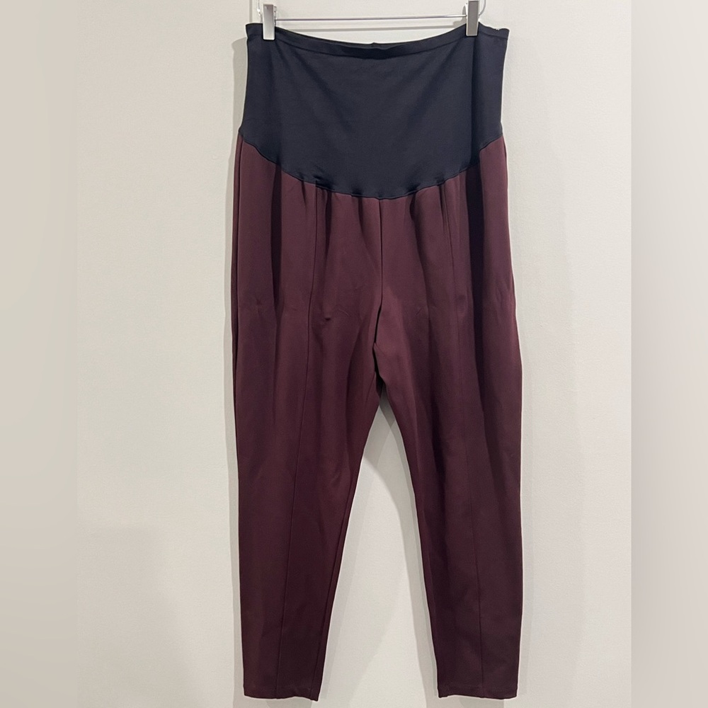 OLD NAVY Tupelo Brown Full Panel Maternity Leggings Size XXL